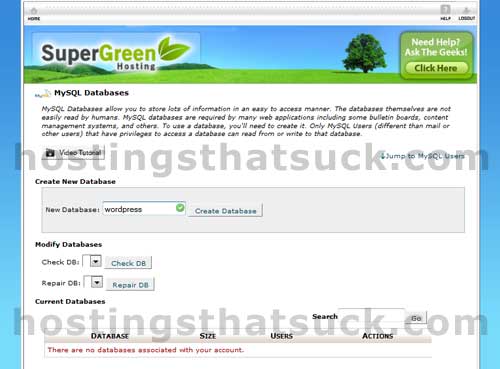 Supergreen is one of the most reliable hosting service we tested